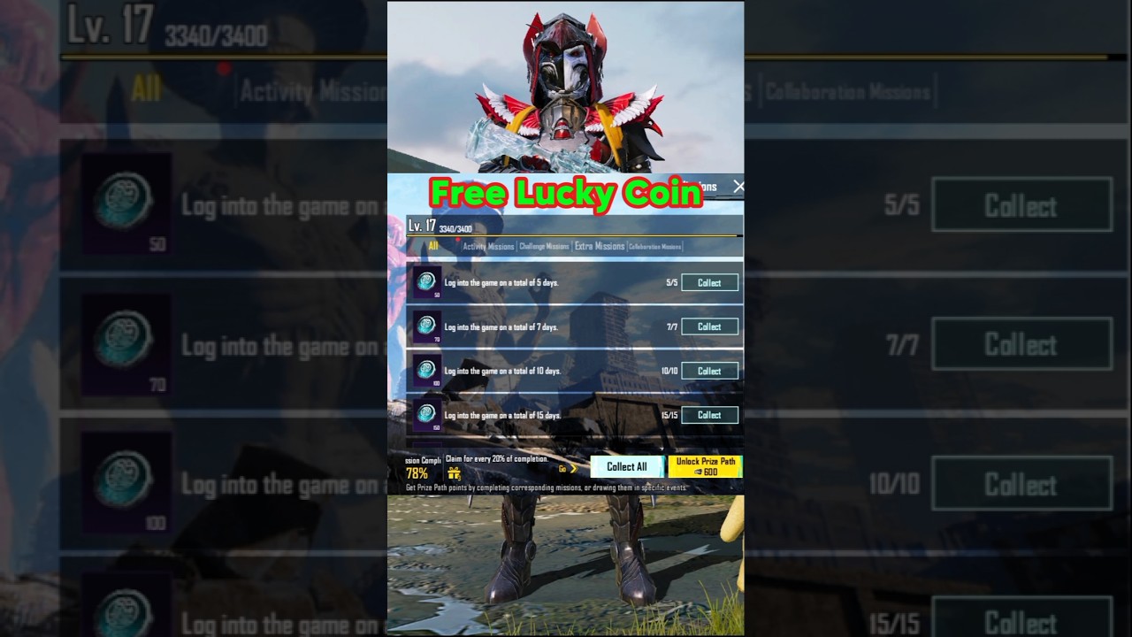 Free lucky Coin😱😁 pubg Bgmi #shorts #viralreels