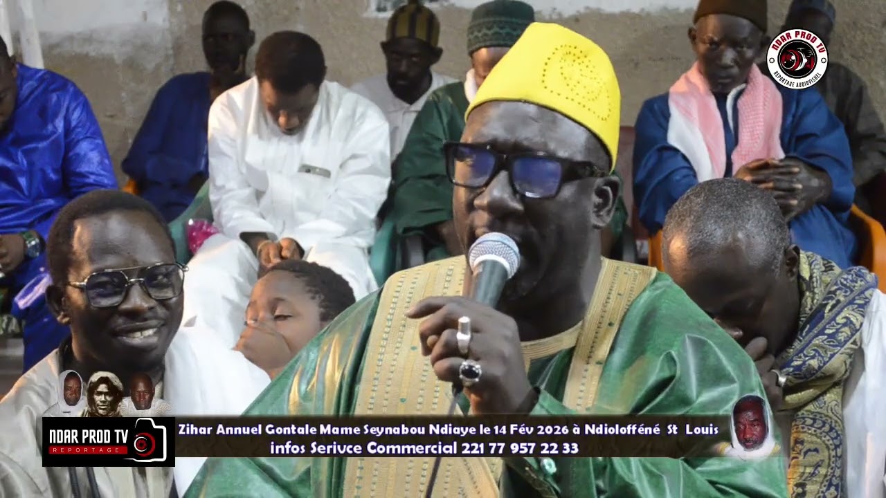 Zihar Annuel Gontale Mame Seynadou Ndiaye le 14 février 2026 à Ndioloffene st louis Partie 12