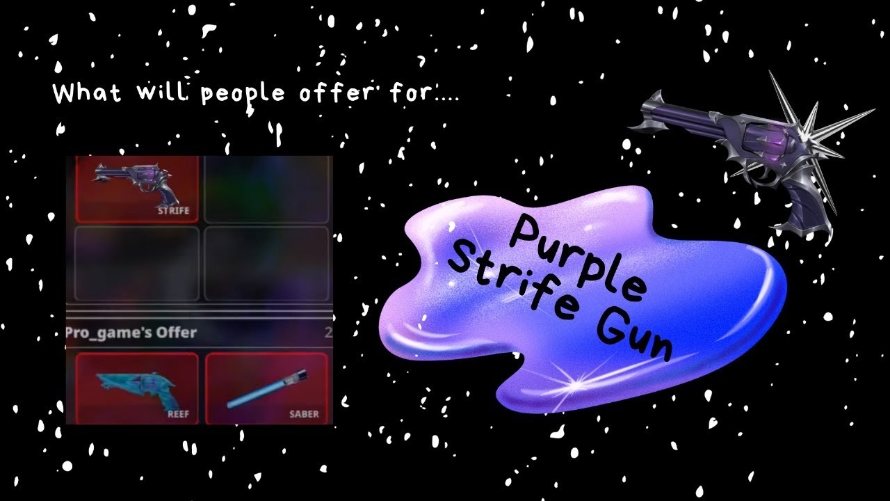 Trading Purple Strife Gun | Murder vs Sherrif Duels