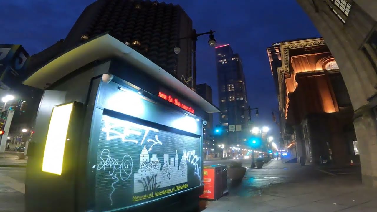 Daylight Savings Sunrise ASMR Walk ** French Qtr to Broad on Walnut then South on Broad St * [4K]