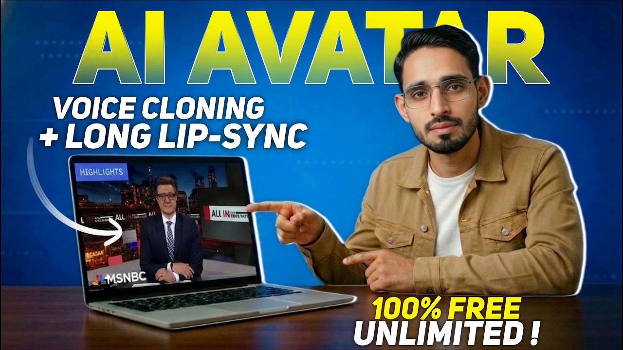 Create Realistic LipSync Avatar By Cloning Any Voice Free