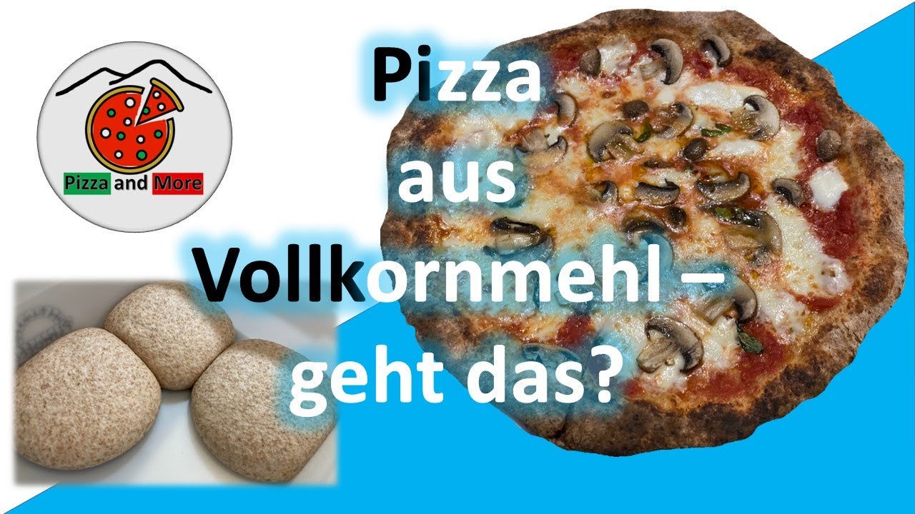 Pizza aus Vollkornmehl - lecker und gesund
