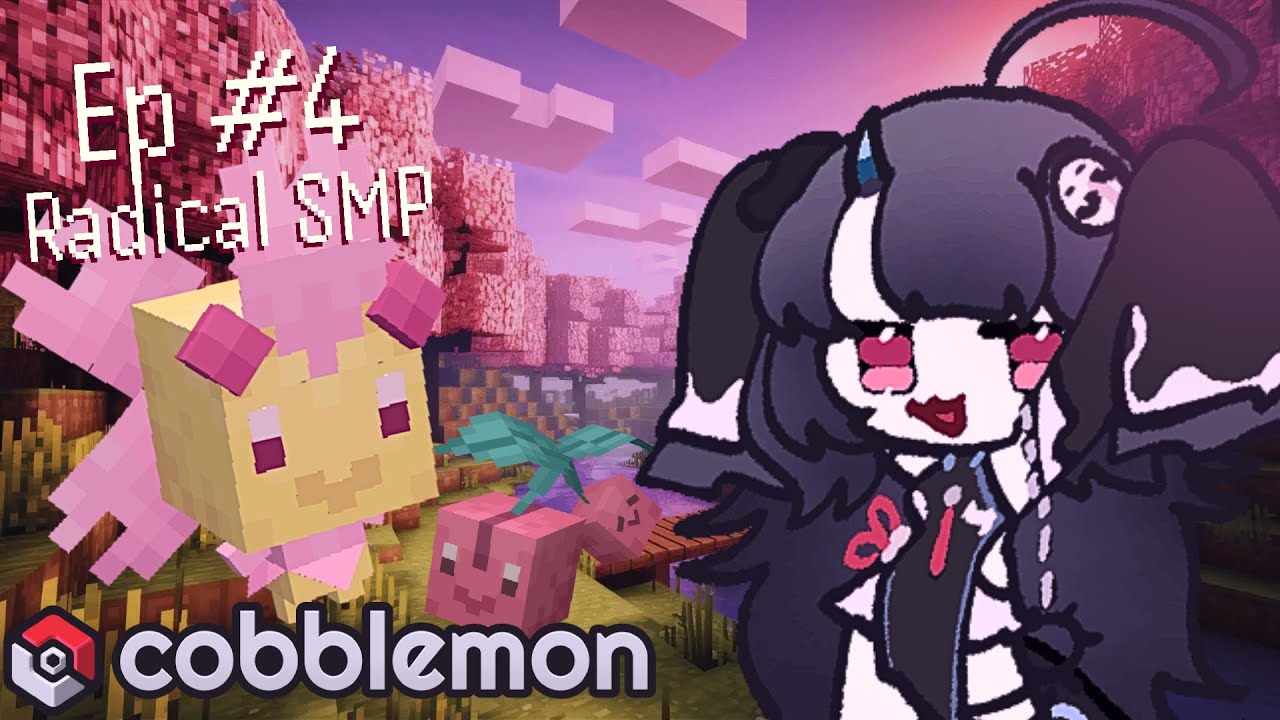 Buildings of Sakura - COZY COBBLEMON STREAM - RADICAL SMP EP 4