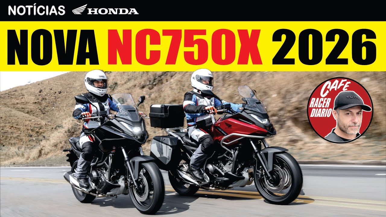 Nova Honda NC750X Chega Renovada #honda #nc750x #crossover