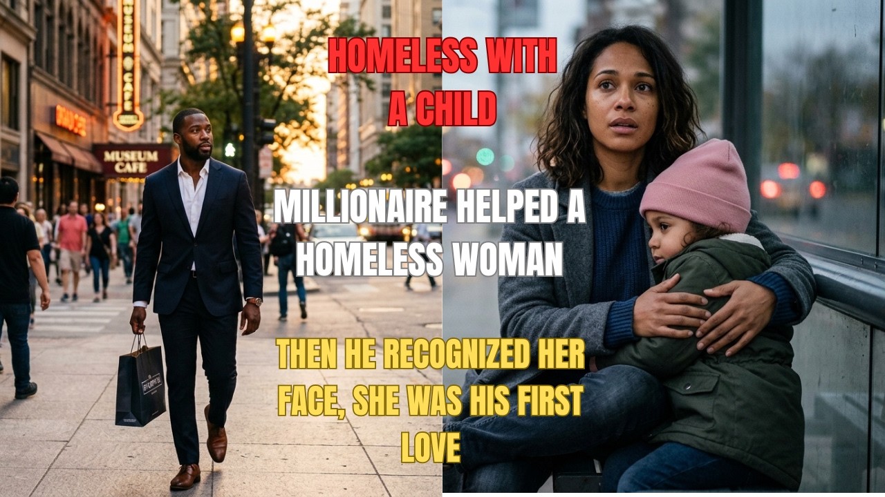A Millionaire Spots a Homeless Woman with a Child — Then Discovers She Was His First Love