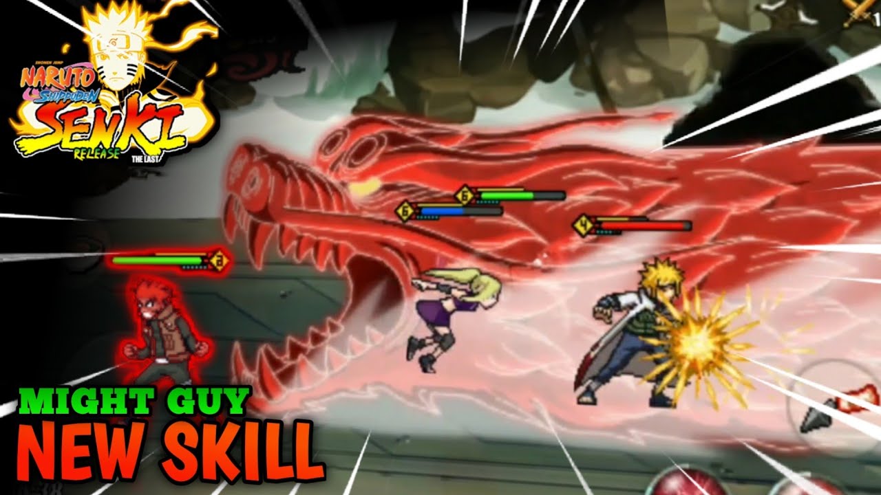 Naruto Senki Gameplay | New Update | GG banget Skill barunya Might Guy