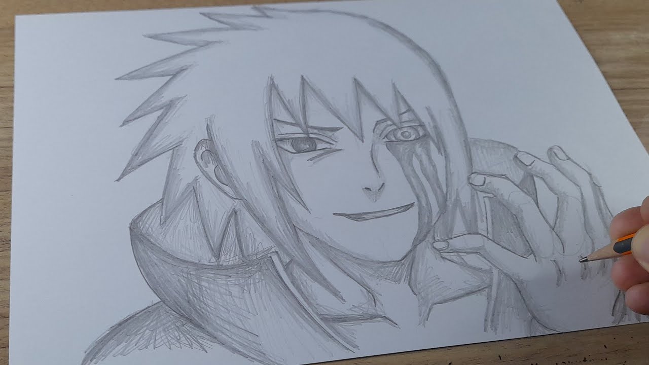COMO DESENHAR O SASUKE UCHIHA