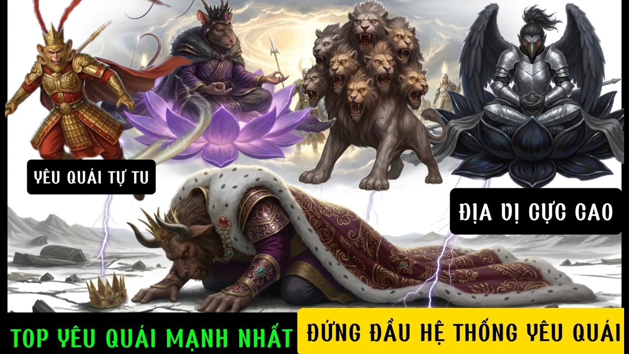 TOP 7 YÊU QUÁI MẠNH NHẤT TÂY DU KÝ?|TOP 7 YÊU QUÁI CÓ SỨC MẠNH VƯỢT TÔN NGỘ KHÔNG TRONG TÂY DU KÝ.?