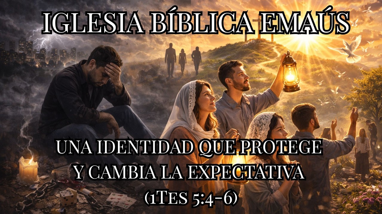 IGLESIA BÍBLICA EMAÚS. LA IDENTIDAD QUE NOS PROTEGE Y CAMBIA LA EXPECTATIVA (1Tes 5:4-6)