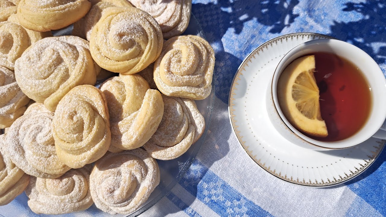 🥨Gül peçenyesi🥨#metbexreseptleri #kurabiye #kurabiyetarifi