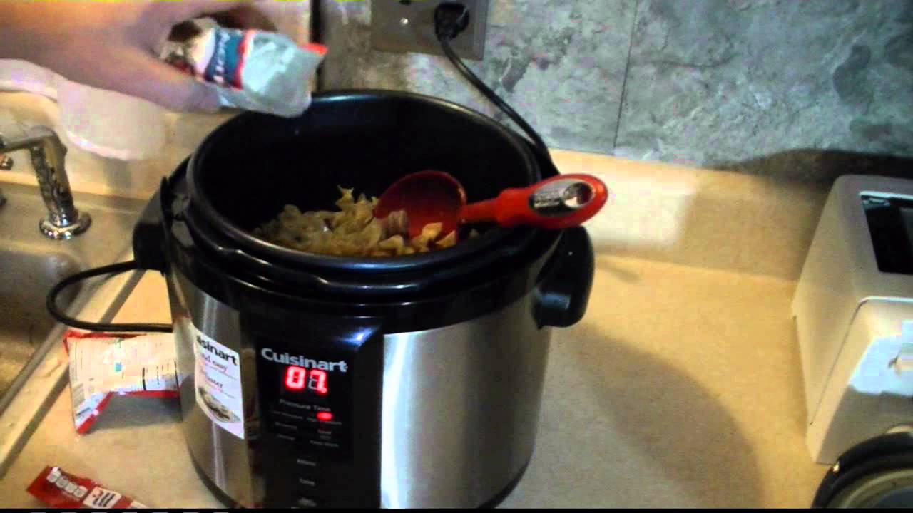 Beef Stroganoff in a Pressure Cooker Cuisinart Electric