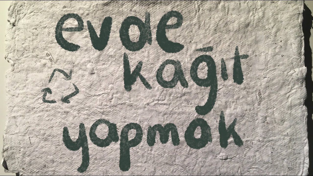 evde kağıt geri dönüşümü nasıl yapılır