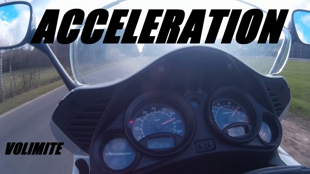 Honda Varadero XL 125 V Acceleration 0-100 ( Przyspieszenie )