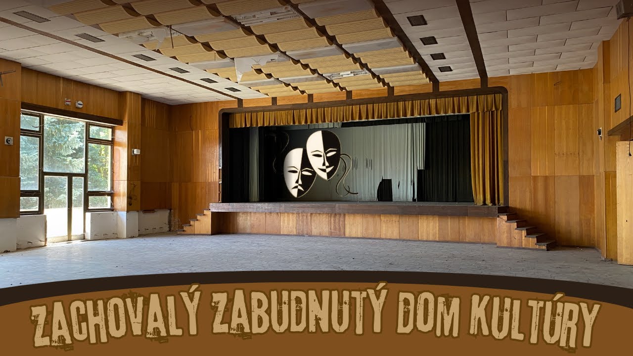 🎭Opustený dom kultúry: Zachovalý no úplne vyprataný! | URBEX SK🏚️