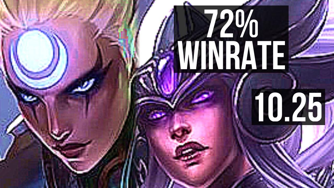 DIANA vs SYNDRA (MID) | 72% winrate, Godlike | TR Master | v10.25