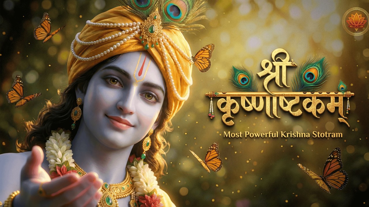 Shri Krishnashtakam | श्री कृष्णाष्टकम् | Most Powerful Krishna Stotram | Krishna Bhajan