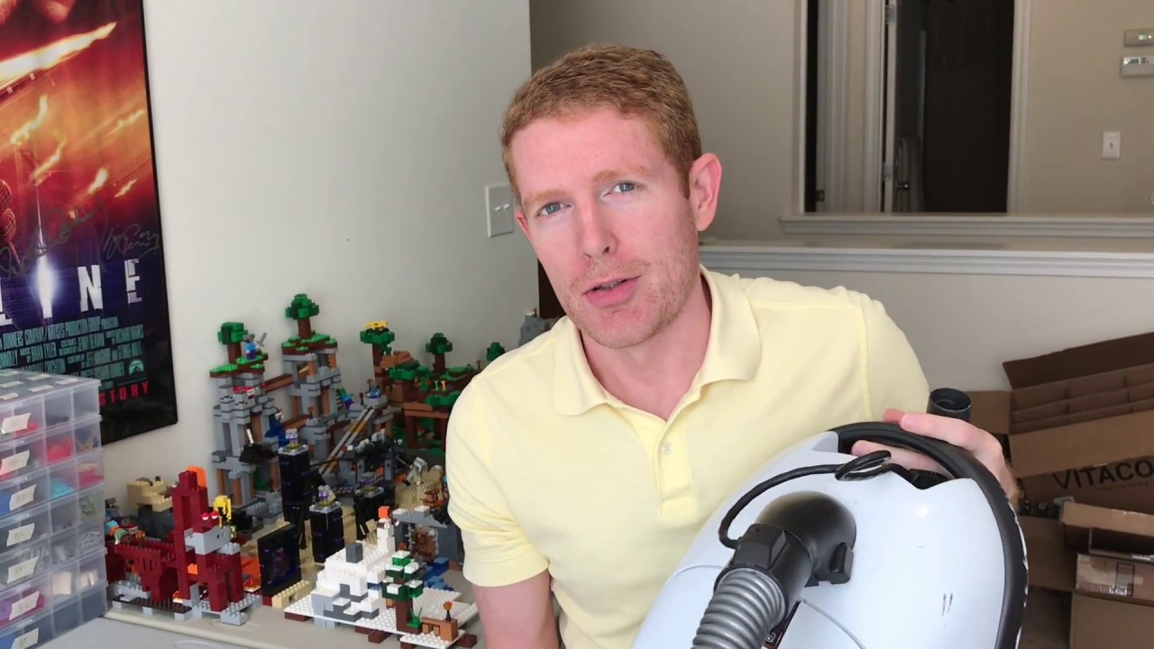 An easy way to clean your dusty Lego sets!