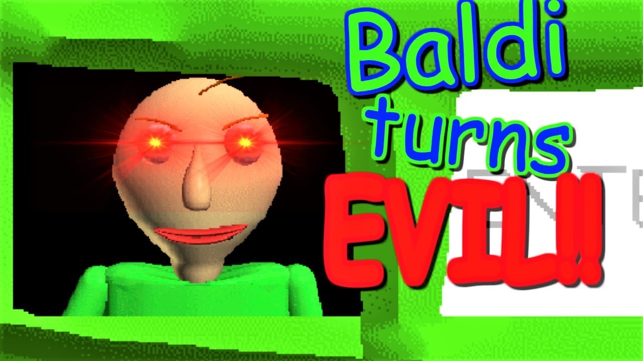 BALDI TURNS EVIL!! | Baldi's Basics MOD: Baldi's Normal Basics