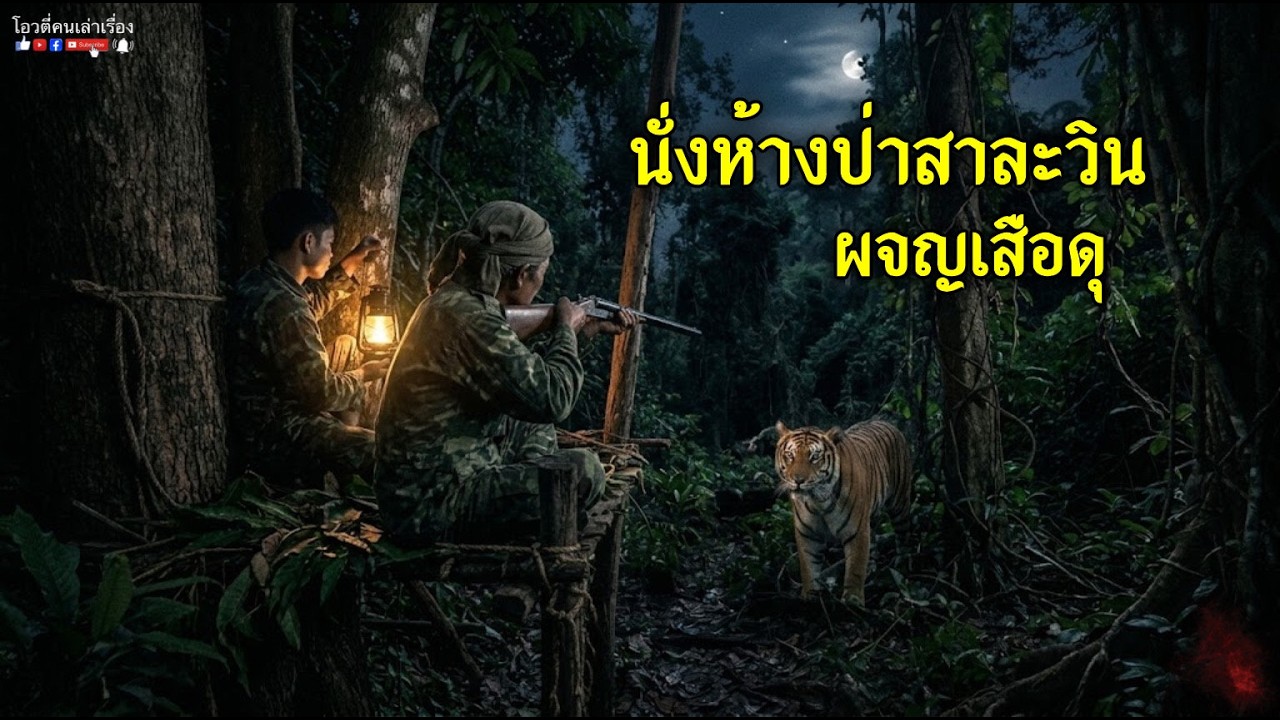 นั่งห้างป่าสาละวิน ผจญเสือดุ
