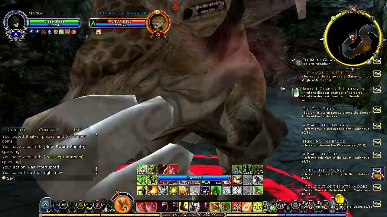 The Lord of the Rings Online - Lutando contra Trolls em Trollshaws