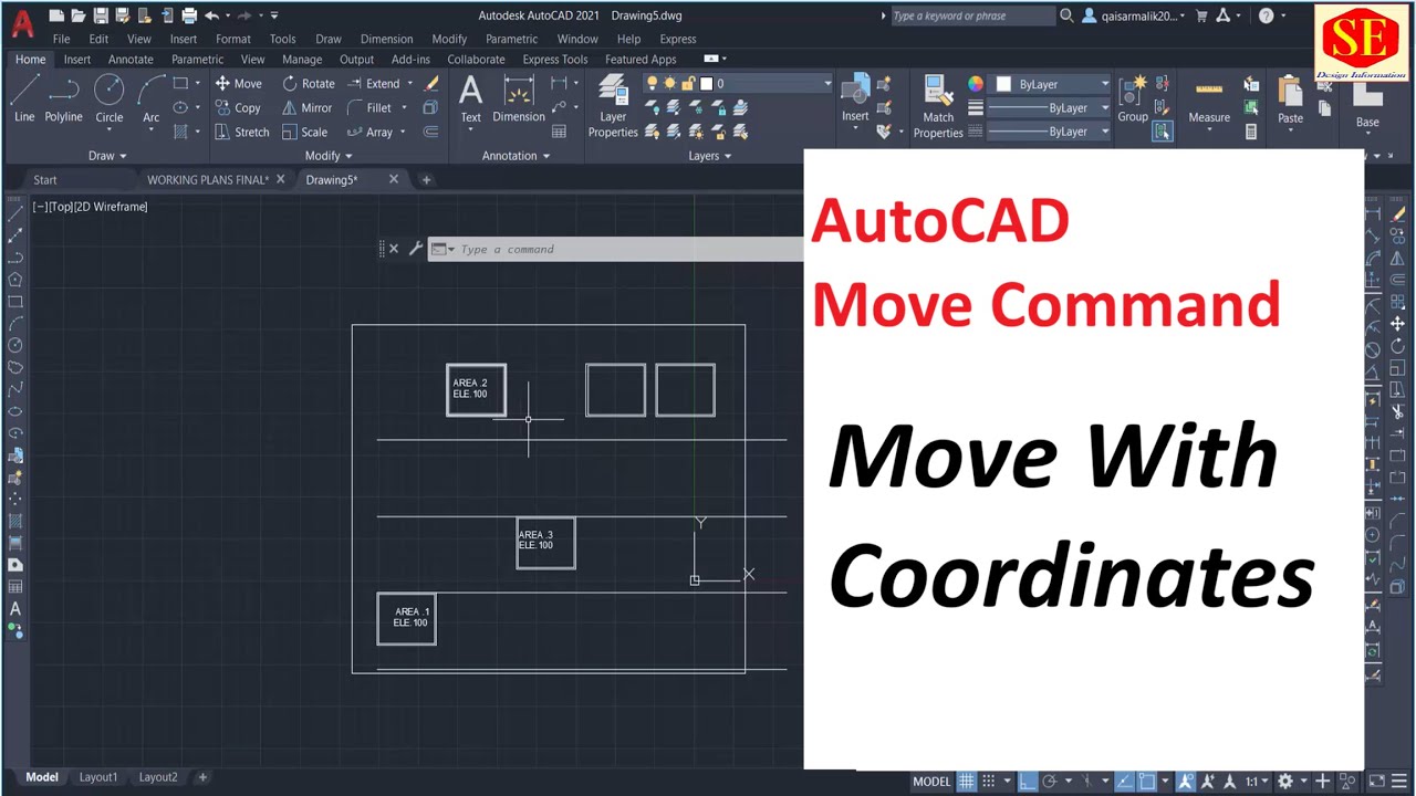 Autocad Move Command