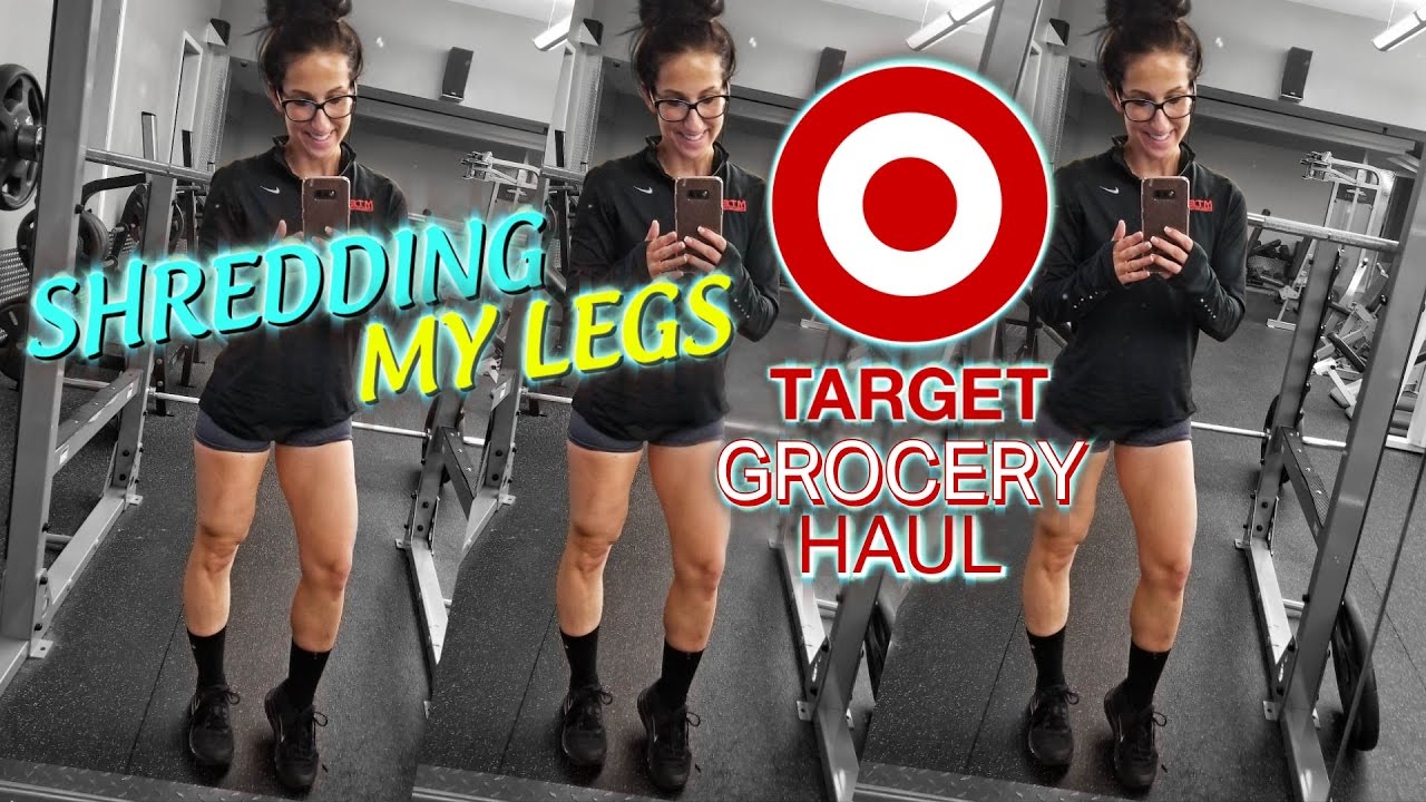 Shredding My Legs - Target Grocery Haul - DRIVEN