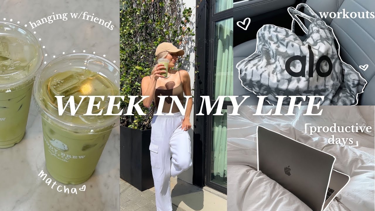 WEEK IN MY LIFE: focusing on balance, workout chats, + getting things done!!