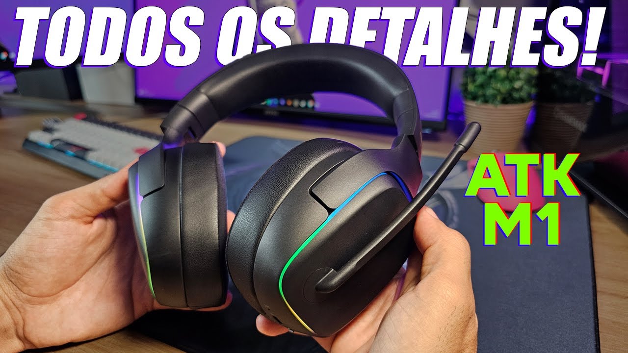HEADSET ATK Mercury M1 é o melhor do Aliexpress? Todos os detalhes nesse vídeo!