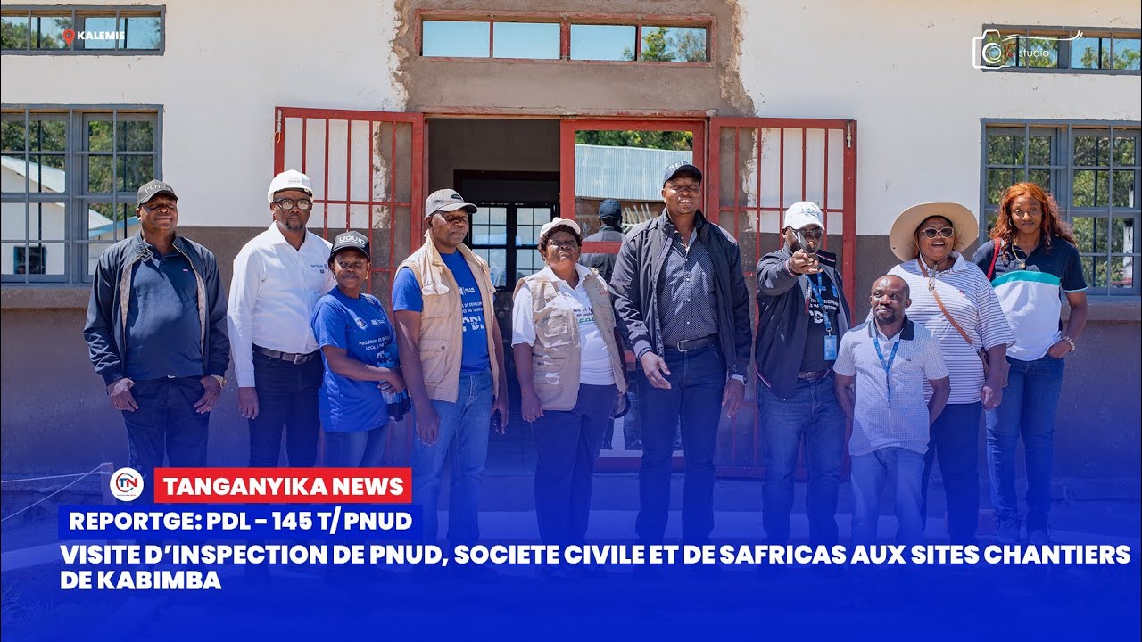 Les responsables provinciales du PNUD Tanganyika et la société civile ont été dans une visite