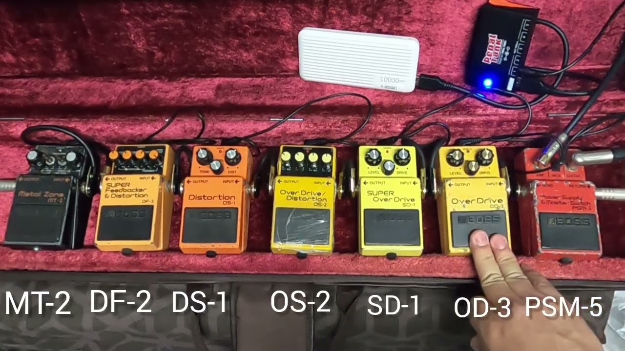 BOSS Distortion&Overdrive MT2+DF2+OS2+SD1+OD3