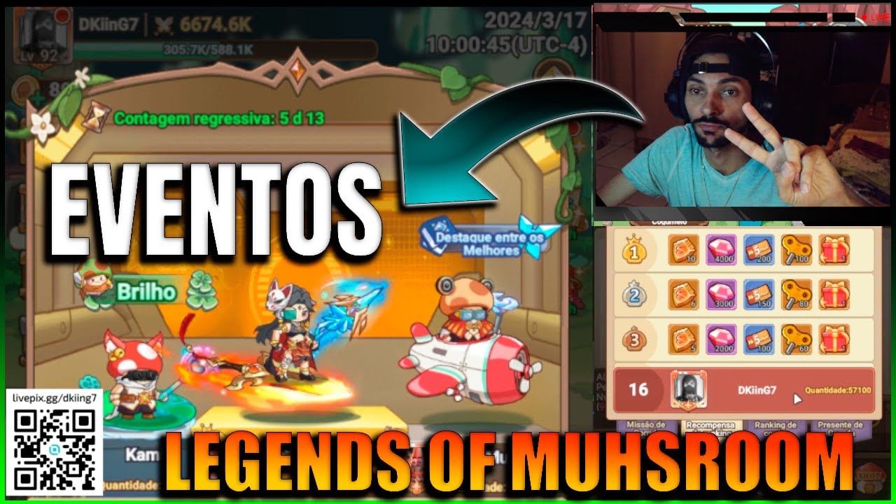 O QUE FAZER COM O DIMAS | Legends of Mushroom | CORRIDA DE MONTARIA