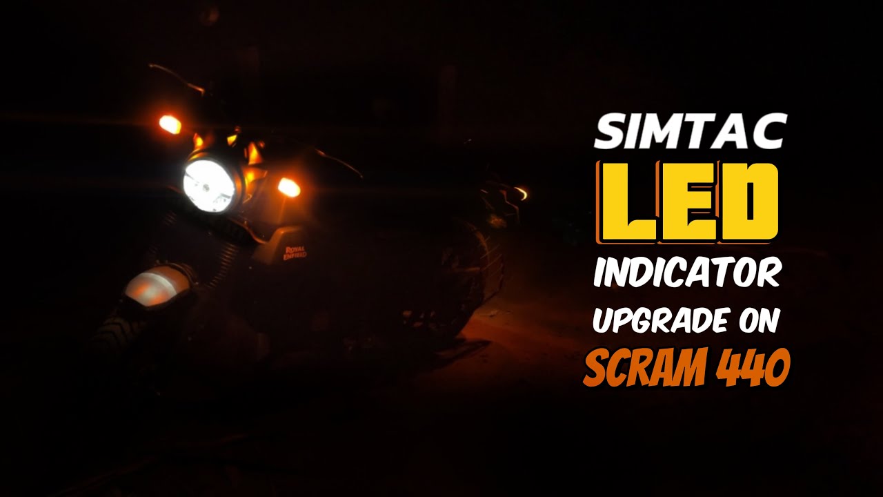 SIMTAC LED INDICATOR UPGRADE ON SCRAM 440 | Clean DIY Installation Guide