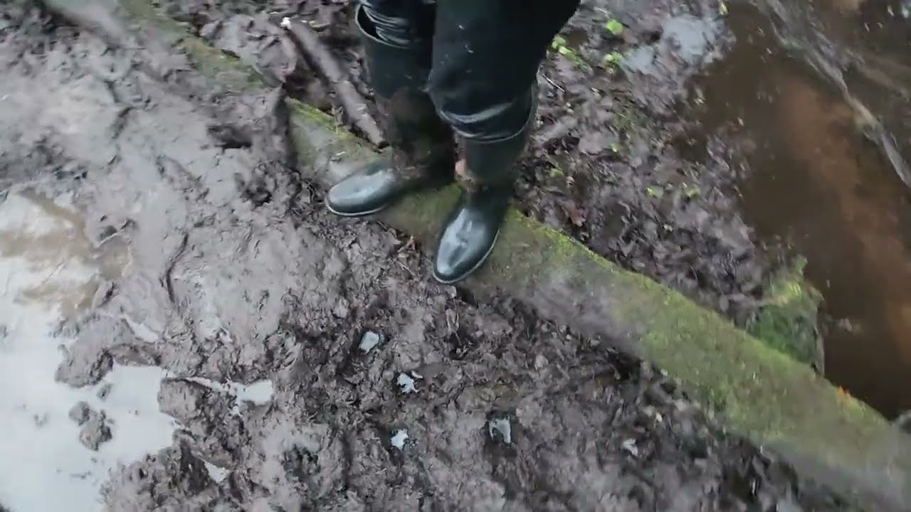 Rubber Riding Boots in Mud 3