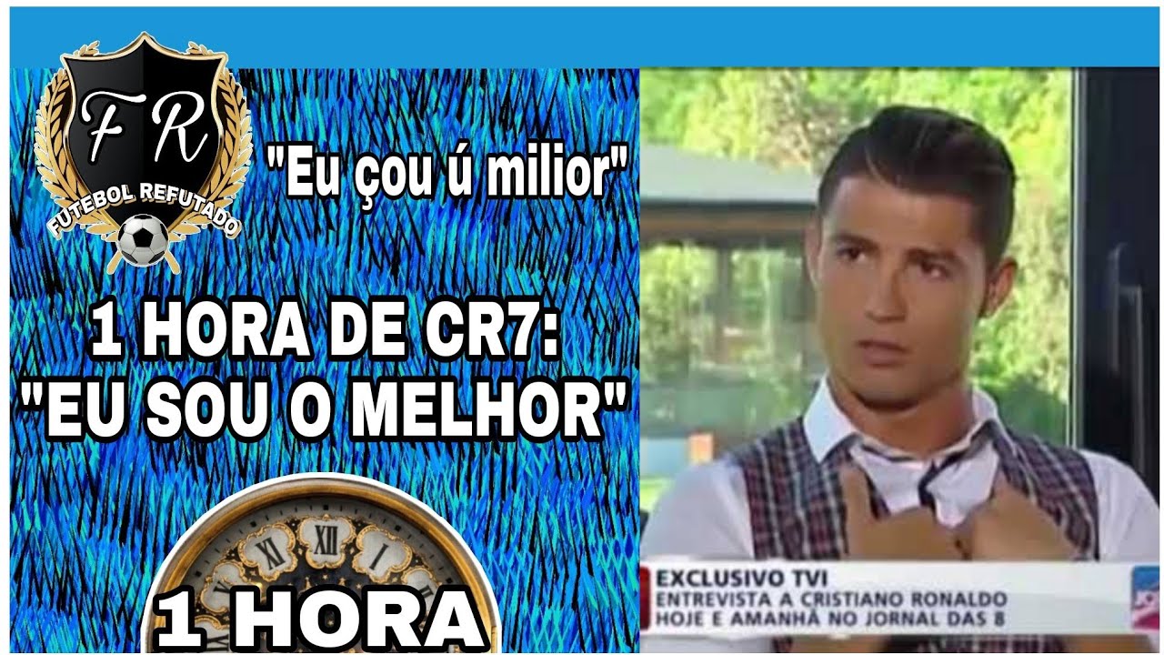 1 HORA de CRISTIANO RONALDO falando 