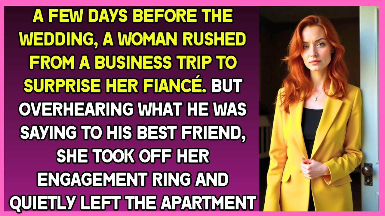 On the eve of her wedding, the woman wanted to surprise her fiancé. But as soon as she overheard...
