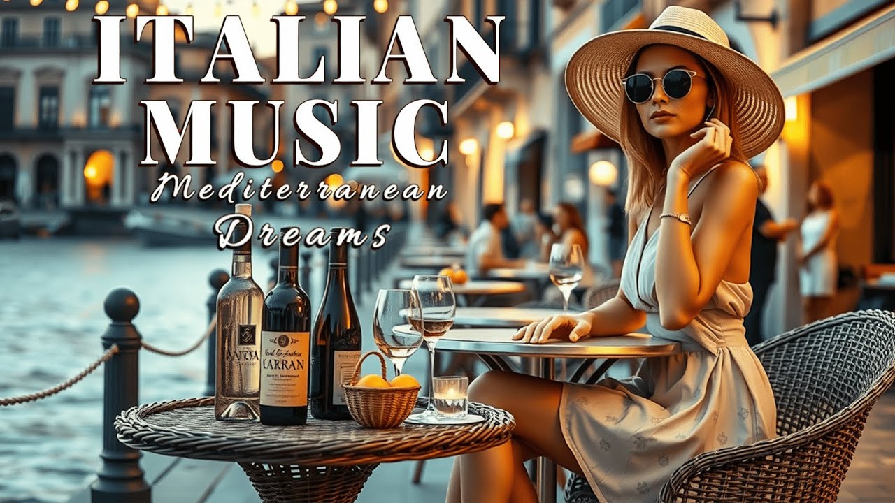 Italian Coastal Ambience & Chill Music 🏠🌊 Dreamy Mediterranean Views & Soft Relaxing Sounds