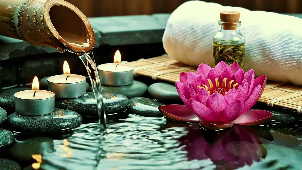 Can’t Sleep? 🌙 Try Bamboo Water Music for Deep Rest and Stress Relief Tonight