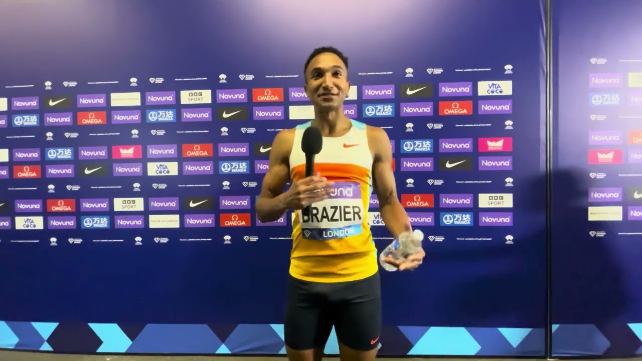 Donavan Brazier Reacts To 1:43.08 800m Season's Best In London, First Diamond League Since 2022