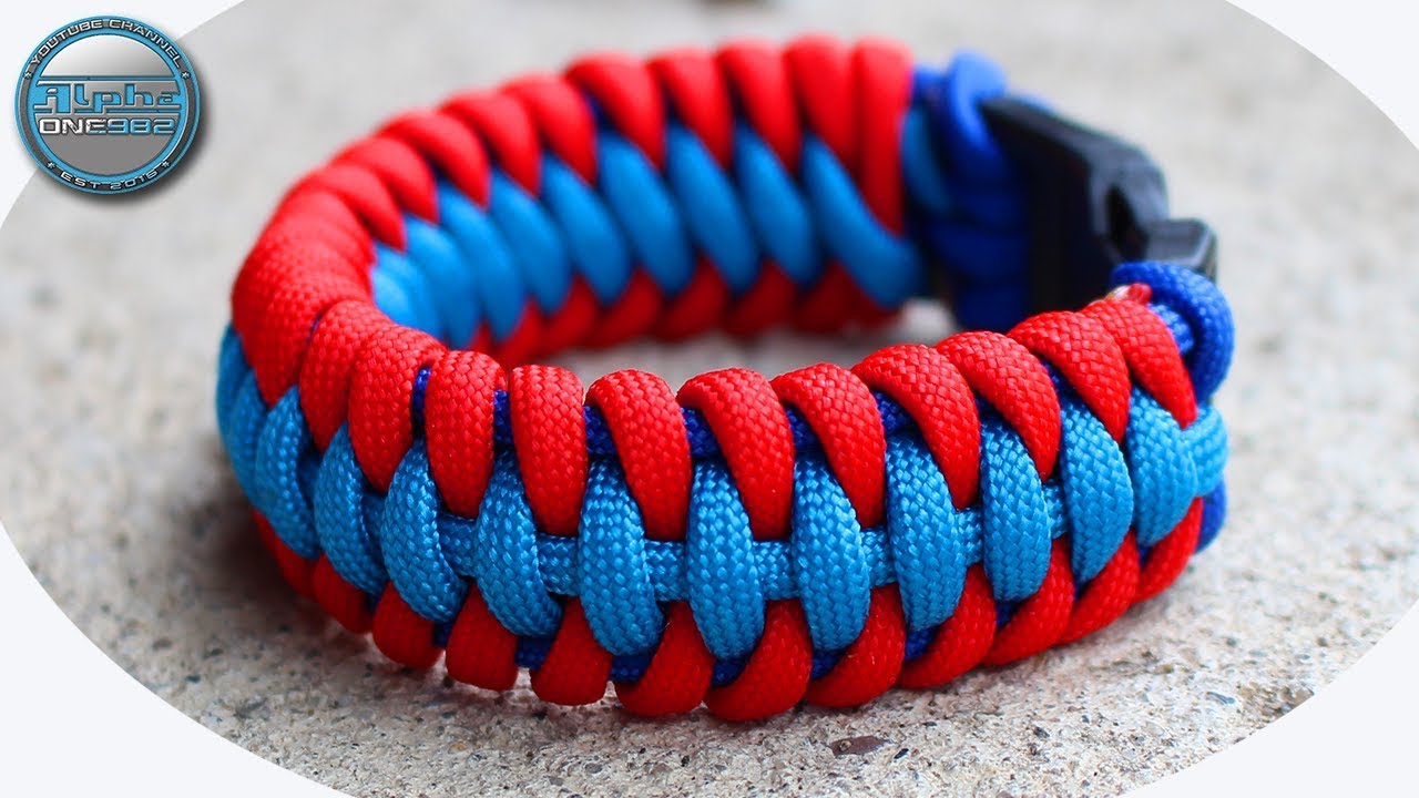 How to make Paracord Bracelet the Ridged Fishtail Modified Fishtail DIY Paracord Tutorial