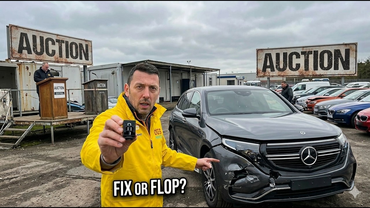 We Got A Crashed £70,000 Electric Mercedes EQC… Fixed With A £95 Part