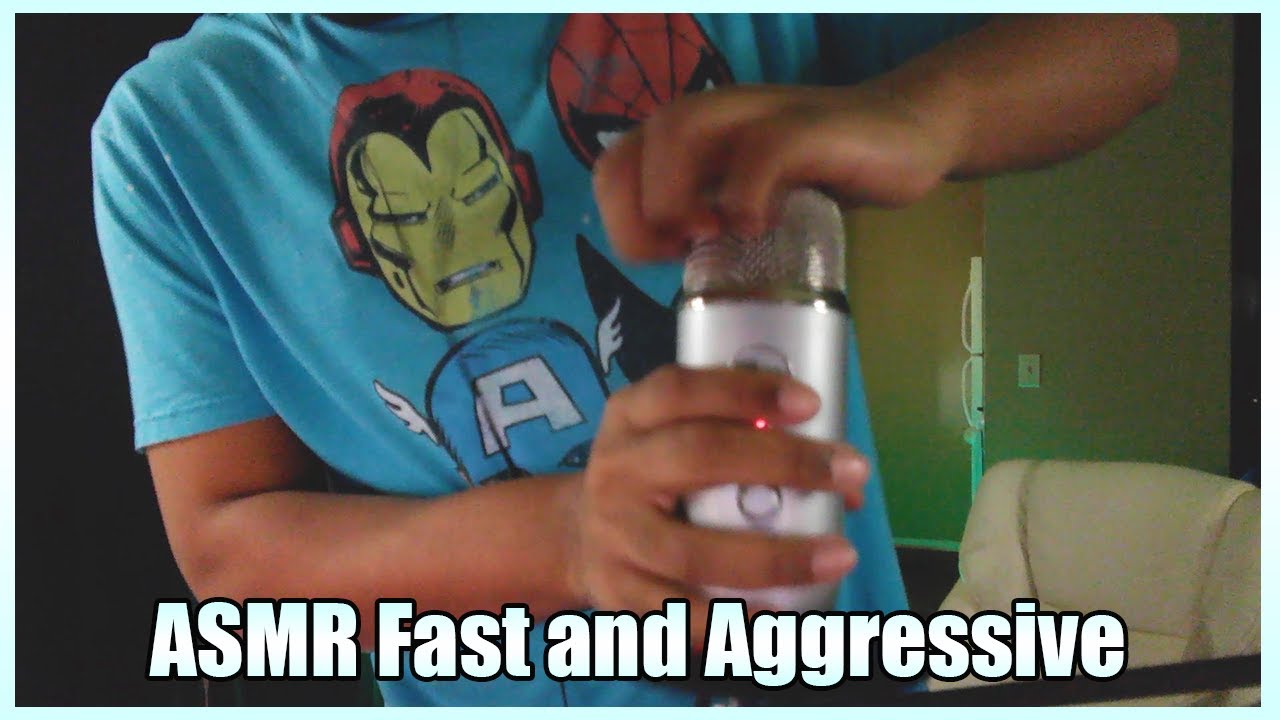 ASMR Fast and Aggressive Scratching Microphone No cover