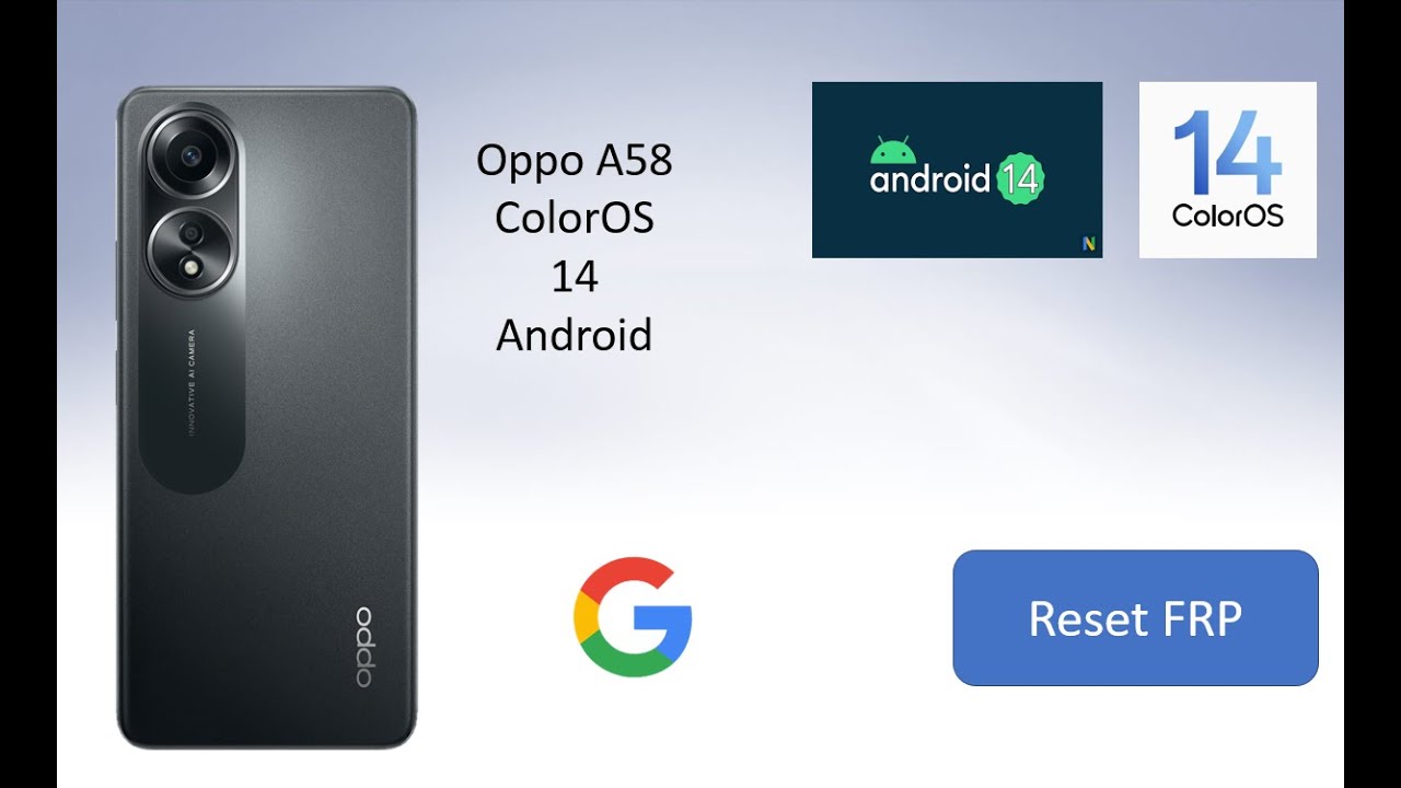 Oppo A58 Reset FRP/Bypass Google Account/Oppo A58 сброс Гугл Аккаунта