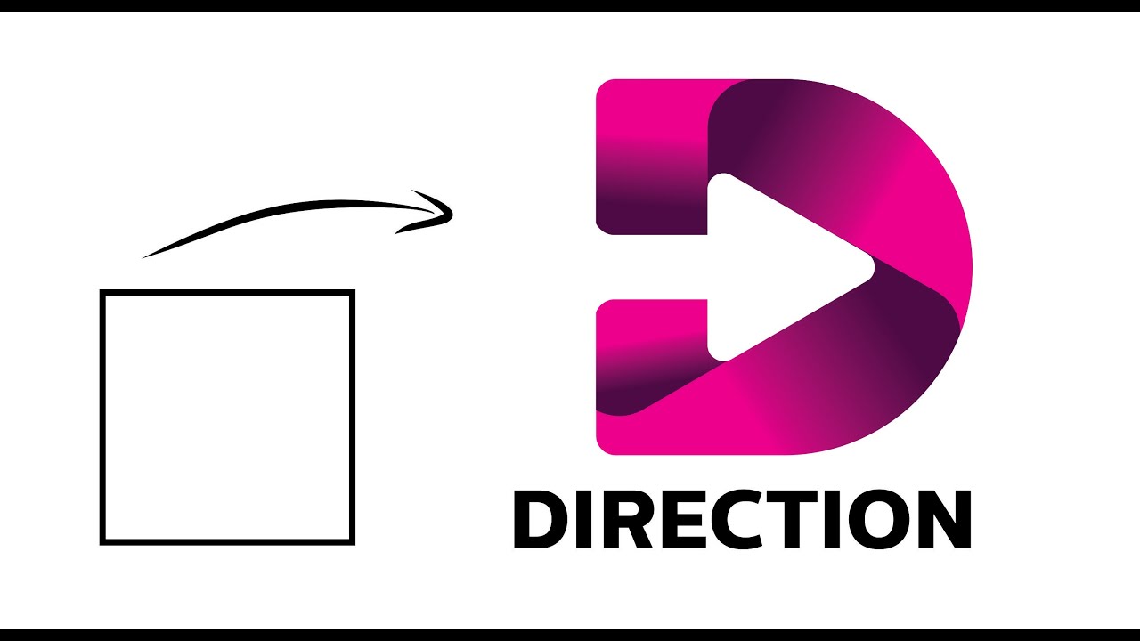 Letter D Logo Design Tutorial - Coreldraw with Ahsan Sabri