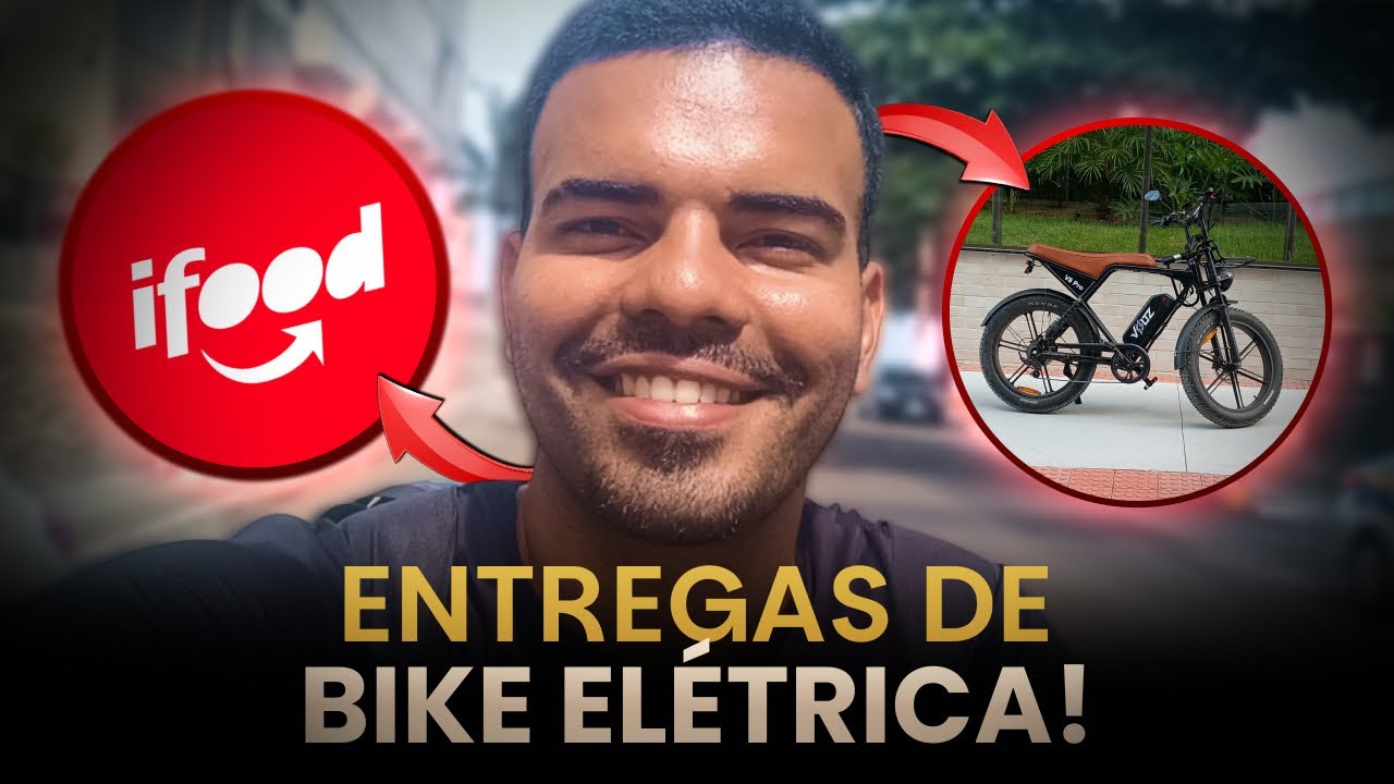 VALE A PENA? IFOOD de BIKE ELÉTRICA 🤔
