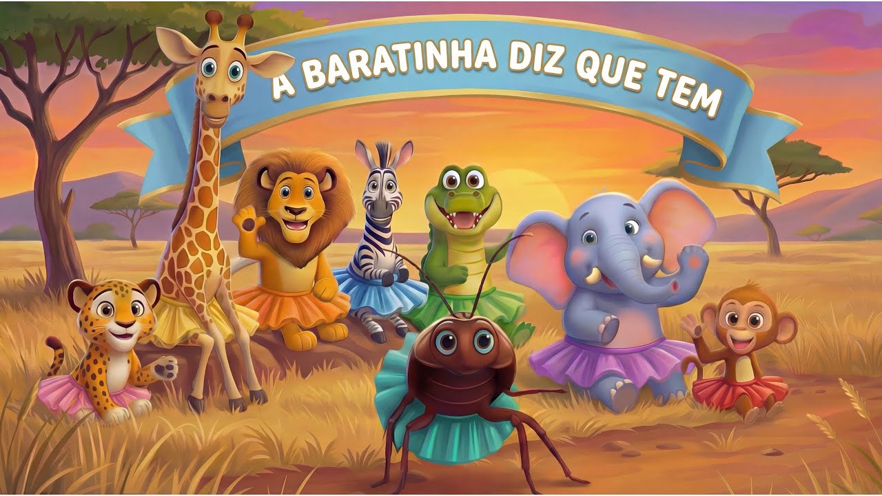 A BARATA DIZ QUE TEM | DUDU ZOO - Cantigas de roda música infantil