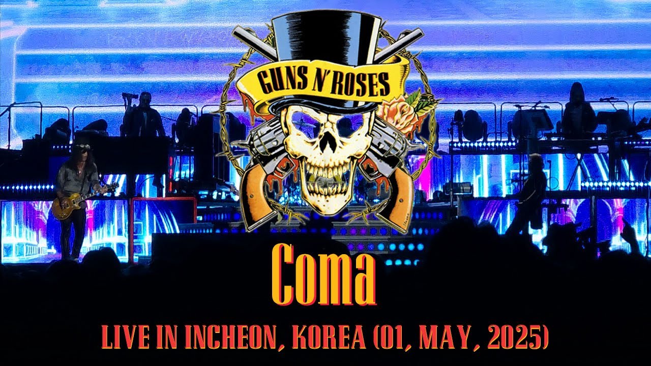 [4K] Guns N’ Roses - Coma (Live In Korea 01, MAY, 2025) 건즈앤로지스 내한공연