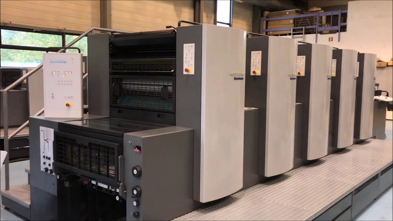 HEIDELBERG SM 74 5P 2010 AXIS CONTROL IN OUR FACTORY
