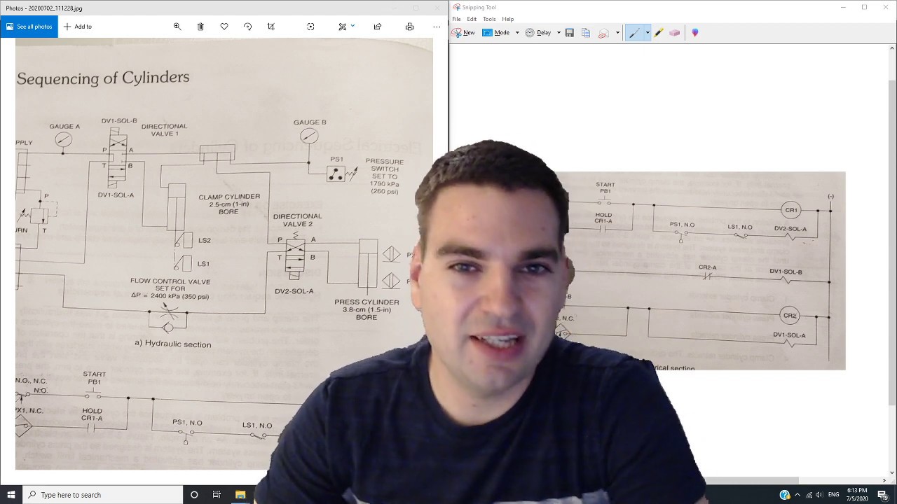 Electrohydraulic Example 2 Explained - Limit Switch - Proximity Sensor - Pressure sensor