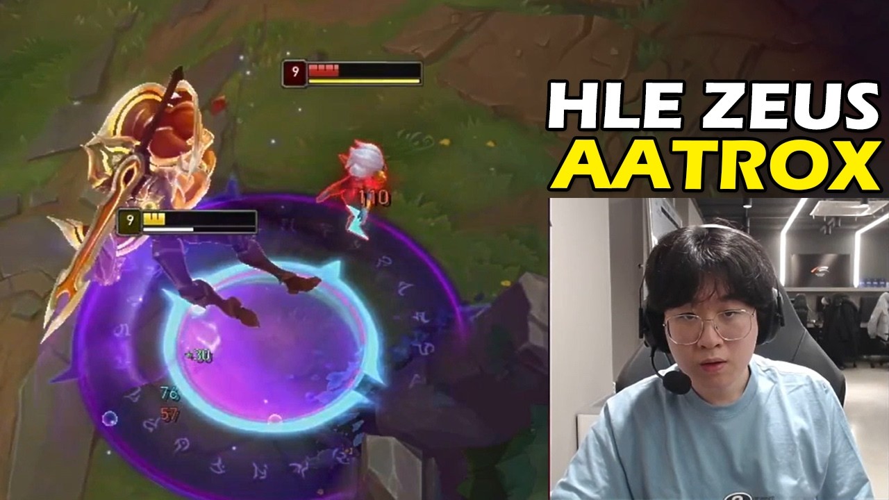 HLE Zeus Stream Aatrox vs KR Challenger Kennen Top