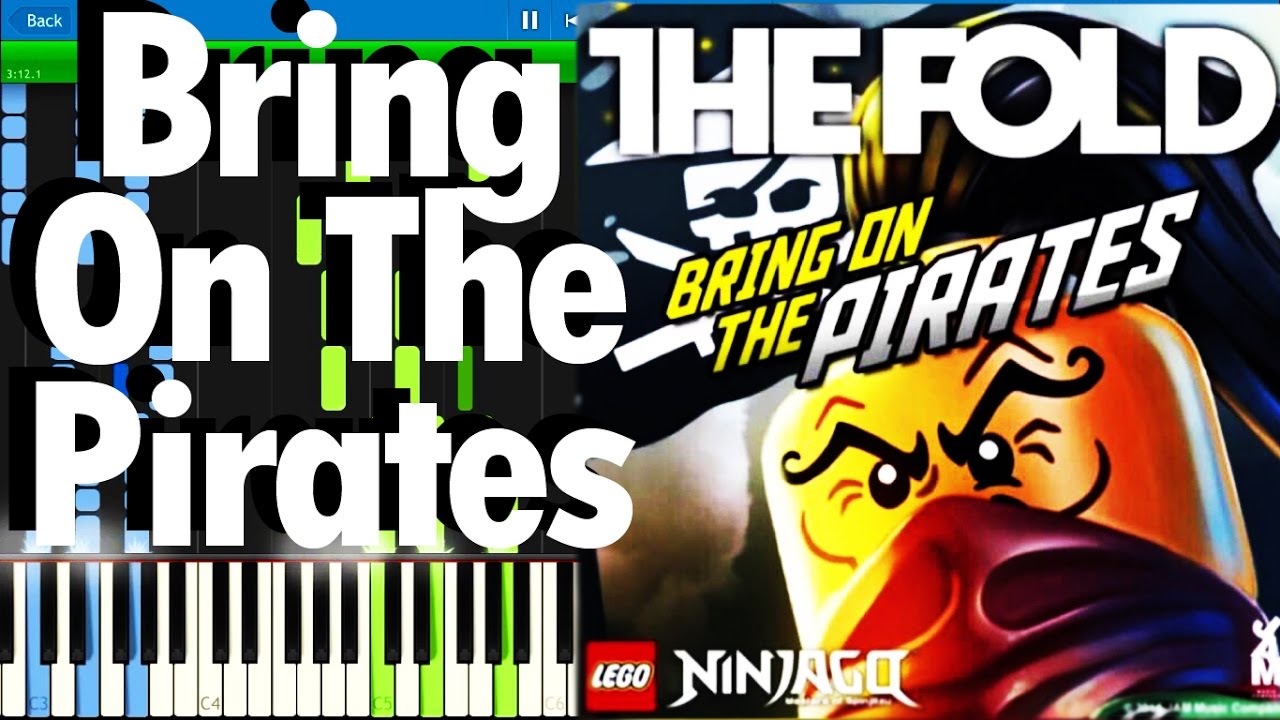 LEGO NINJAGO - Bring On The Pirates by The Fold | Synthesia Piano Tutorial